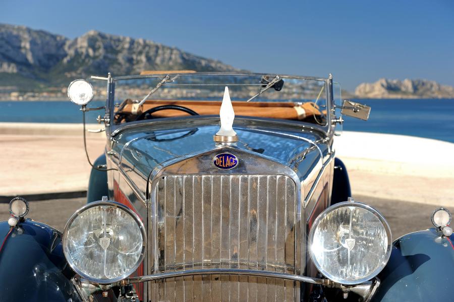 Детали экстерьера Delage D8 Cabriolet by Chapron 1931 года  (фото 8 из 21)